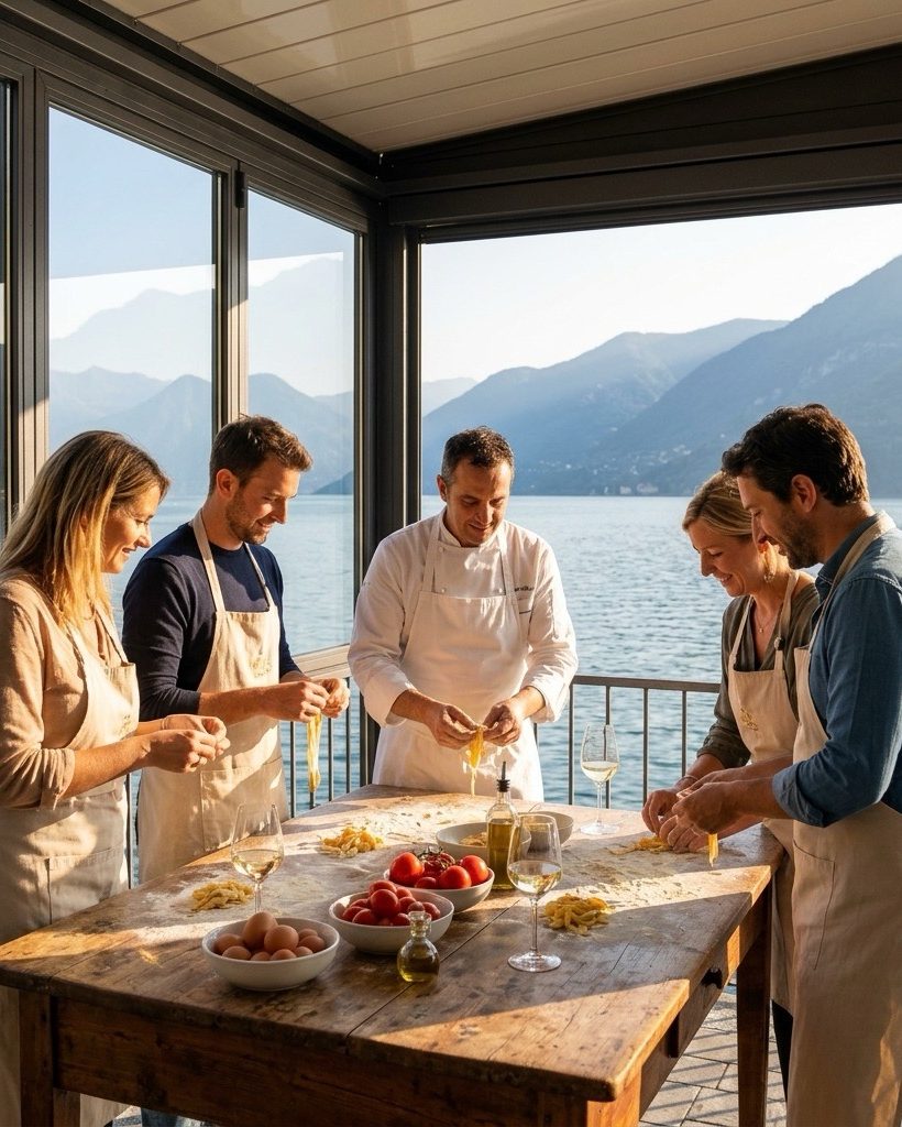 Cooking class sul lago di Como