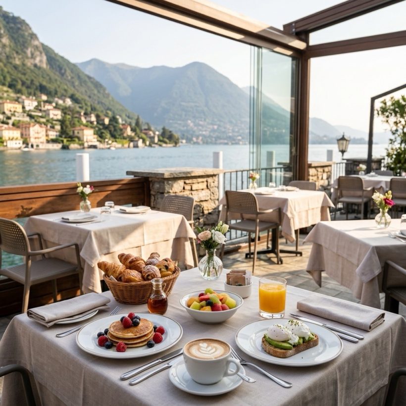 colazione internazionale a Carate Urio
